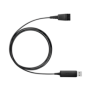 Jabra Link 230 adaptador USB a QD, para diademas BIZ1500, BIZ2300 y BIZ2400  (230-09) 