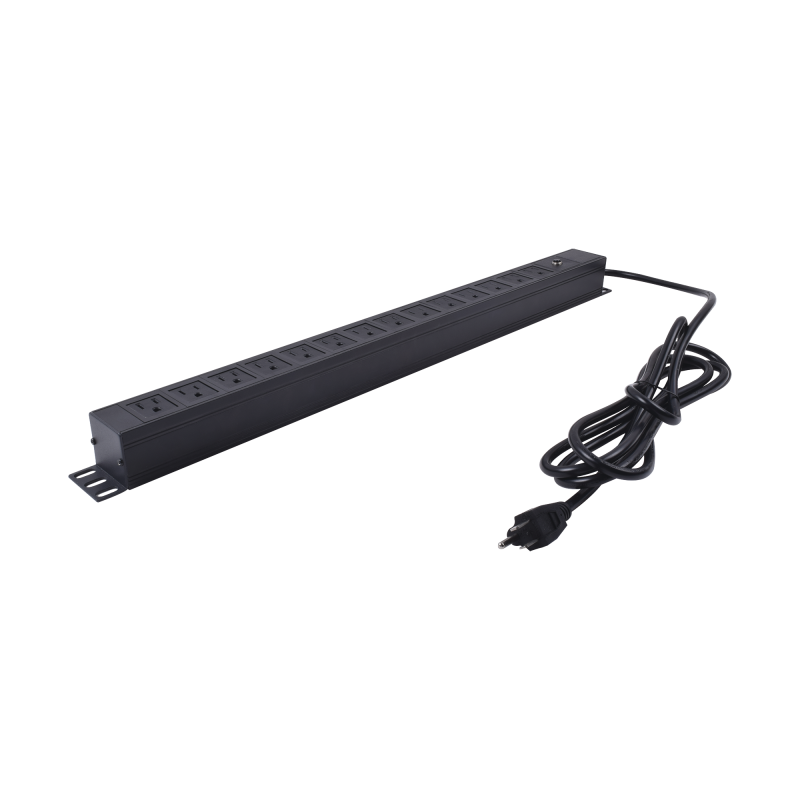 PDU Barra Multicontactos Vertical con 14 Salidas 125V/15A, Contactos Tipo NEMA