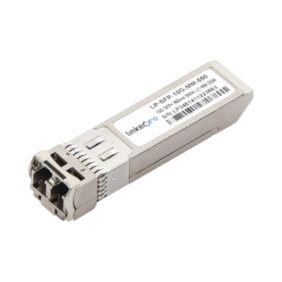 Transceptor SFP+ (Mini-Gbic) / Multimodo / 10 Gbps de velocidad / Conectores LC Dúplex / Hasta 550 m de