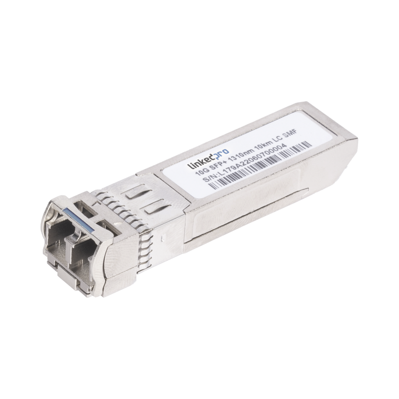 Transceptor Óptico SFP+ (Mini-Gbic) / Monomodo 1310 nm / 10 Gbps / 10GBASE-LR / Conectores LC/UPC Dúplex / DDM / Hasta 20 km