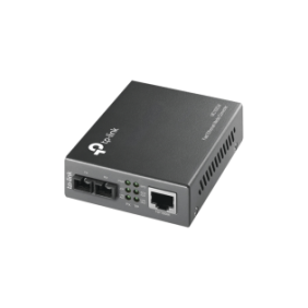 Convertidor Multimedia Multi-modo, 1 puerto RJ45 10/100 Mbps, conector de fibra SC, hasta 2