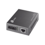Convertidor Multimedia Multi-modo, 1 puerto RJ45 1000 Mbps, conector de fibra SC, hasta 500