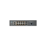 Switch cnMatrix EX2010-P capa 3 de 10 puertos(8 PoE Gigabit 802.3af/at, 2 SFP, 1 consola, 1 MNGMT, 1 USB)  administración desde la Nube (MX-EX2010PXA-U)