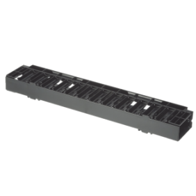 Organizador de Cables Horizontal NetManager, Sencillo (Solo Frontal), Para Rack de 19in, 1UR