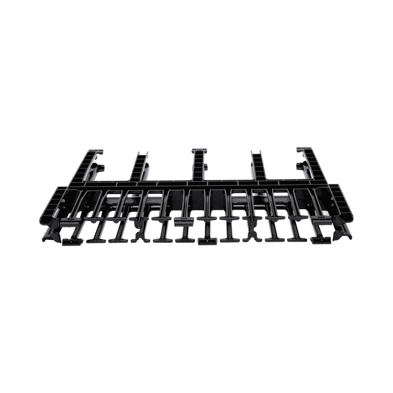 Organizador de Cables Horizontal NetManager de Alta Densidad, Doble (Frontal y Posterior), Para Rack de 19in, 1UR