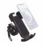 Soporte de Celular para Manillar de Motocicleta o Bicicleta / Anti Vibración / Protección de clip Antideslizante / Rotación de 360° / Bloqueo de Seguridad / Compatible con manillar de 0.6'' a 1.75'' / Soporta dispositivos de 4.6''