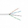 Bobina de Cable de 305 Metros UTP Cat6 Riser / Color Blanco / Uso en INTERIOR / UL, CMR, Probado a 350 Mhz / Para Aplicaciones de CCTV, Redes de datos, IP megapixel, Control RS485