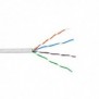 Bobina de cable de 305 metros, UTP Cat6 Riser, de color Blanco, uso en INTERIOR, UL, CMR, probado a 350 Mhz, para aplicaciones