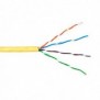 Bobina de cable de 305 metros, UTP Cat6 Riser, de color Amarillo, UL, CMR, probado a 350 Mhz, para aplicaciones de CCTV / redes