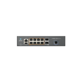 Switch cnMatrix EX2010-P capa 3 de 10 puertos(8 PoE Gigabit 802.3af/at, 2 SFP, 1 consola, 1 MNGMT, 1 USB)  administración desde