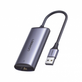 Adaptador de Red USB3.0 a RJ45 /Admite 10/100/1000 Mbps y 2.5G / Caja de aluminio / Longitud del cable 10 cm / 1 a