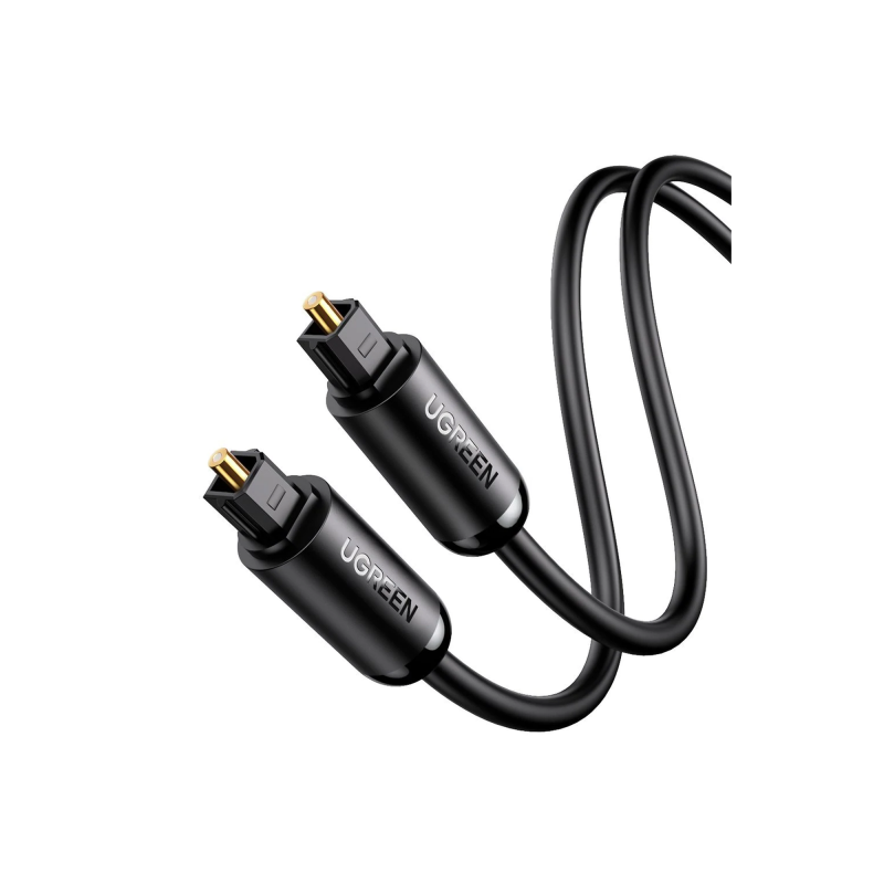 Cable Óptico Toslink (S/PDIF) de Alta Calidad para Audio Digital / 3 Metros  / Tapa de Proteccion /