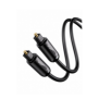 Cable Óptico Toslink (S/PDIF) de Alta Calidad para Audio Digital / 3 Metros / Tapa de Proteccion / Dolby 7.1 Canales / Diseño Durable / Plug & Play / Color Negro