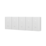 5 Unidades del Adaptador PoE Ubiquiti de 24 VDC, 1.0 A con puerto Gigabit, color blanco