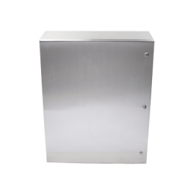 Gabinete de Acero Inoxidable IP66 Uso en Intemperie (800 x 1000 x 300 mm) con Placa Interna Galvanizada.