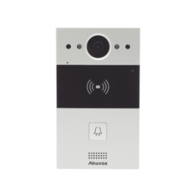 Video portero SIP de 1 botón con lector de tarjetas / Notificación a app / Notificación por llamada telefónica / Configuración