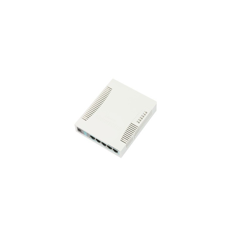 Switch Mikrotik 5 puertos Gigabit Ethernet y 1
