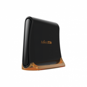 (hAP mini) Router 3 puertos 10/100 Mbps, Wi-Fi 2.4 GHz 802.11 b/g/n, Antena 360º 1.5 dBi, hasta 158 mW de