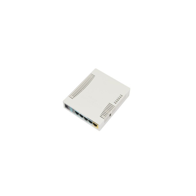 RouterBoard, 5 Puertos Fast, 1 Puerto USB, WiFi 2.4 GHz 802.11 b/g/n, Gran Cobertura con Antena 2.5 dbi, hasta 1 Watt de