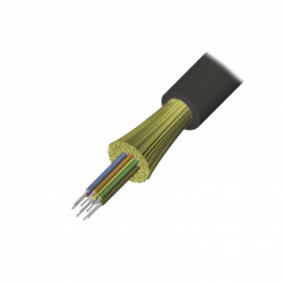 Cable de Fibra Óptica de 12 hilos, Interior/Exterior, Tight Buffer, No Conductiva (Dielectrica), Plenum, Multimodo OM4 50/125