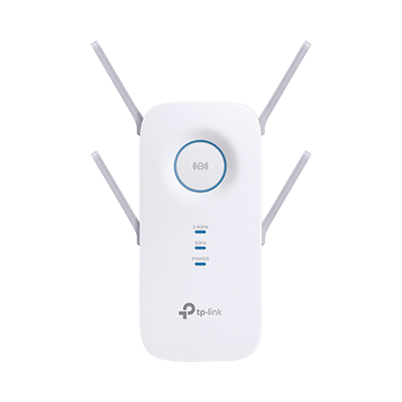 Repetidor / Extensor de Cobertura WiFi AC, 2600 Mbps, doble banda 2.4 GHz y 5 GHz, con 1 puerto 10/100/1000 Mbps, 4 antenas externas