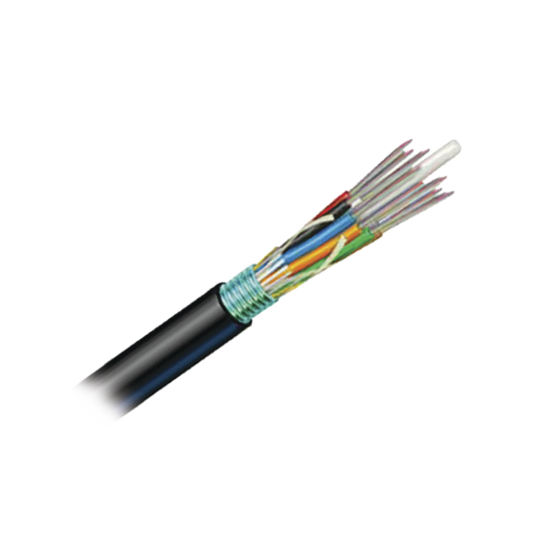 Cable de Fibra Óptica de 12 hilos, OSP (Planta Externa), No Armada, Gel, MDPE (Polietileno de media