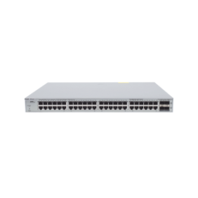 Switch Administrable PoE Capa 2+ Plus, con 48 puertos Gigabit PoE 802.3af/at + 4 SFP+ para fibra 10Gb, gestión gratuita desde la nube, 370w