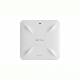 Punto de Acceso Wi-Fi 6 para Interior, se Instala en Techo o Pared, hasta 512 Usuarios y 3.2 Gbps, Doble Banda 802.11ax MU-MIMO 4x4