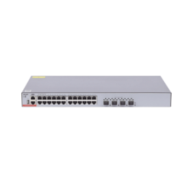 Switch Administrable Capa 3 con 24 puertos Gigabit + 4 SFP+ para fibra 10Gb, gestión gratuita desde