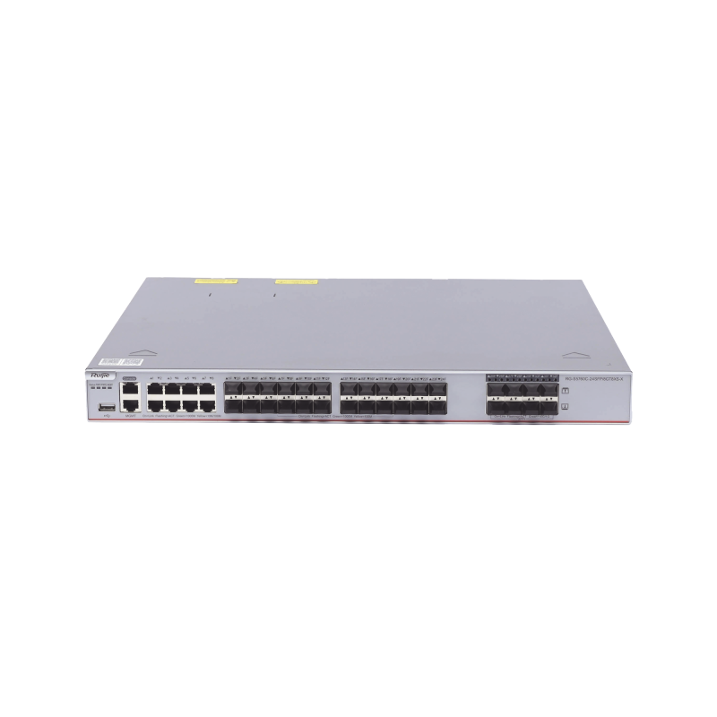Switch Core Administrable Capa 3 con 8 puertos Gigabit, 24 SFP y 8 SFP+ Combo para fibra 10Gb, gestión gratuita desde la