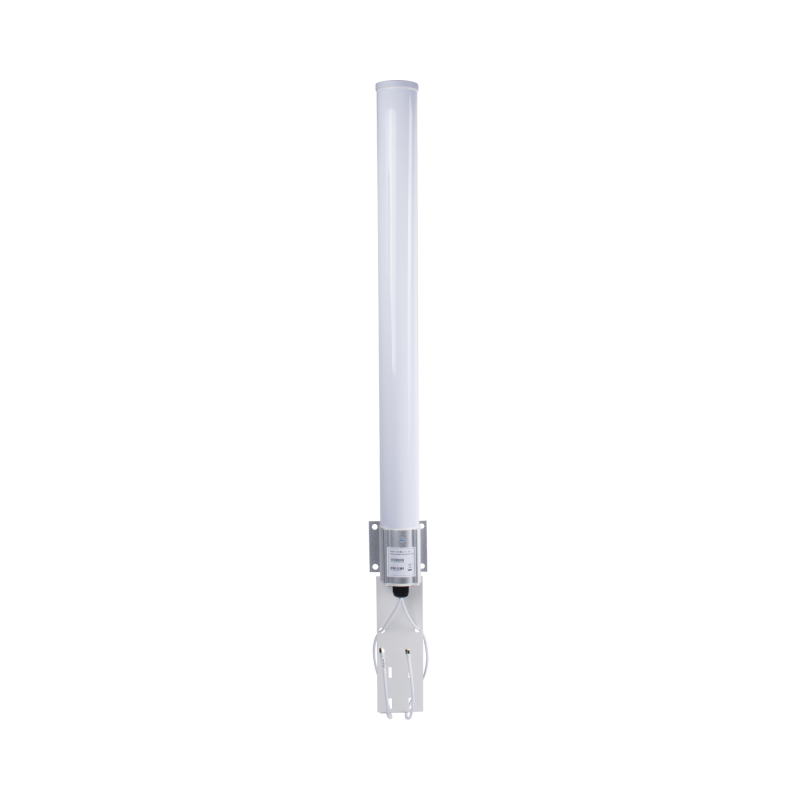 Antena Omnidireccional en 2.4 GHz, Rango de Frecuencias (2.3 - 2.5 GHz), Ganancia de 10 dBi, Doble Polaridad MIMO 2x2, Incluye Jumpers