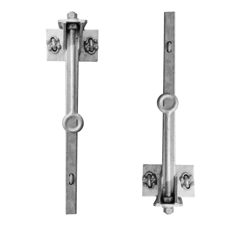 Par de Herrajes para sujeción de línea de vida para STZ60G.