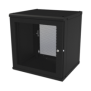 Gabinete de Pared Fijo, Puerta Perforada, Rack 19in,  de 12 Unidades de Rack