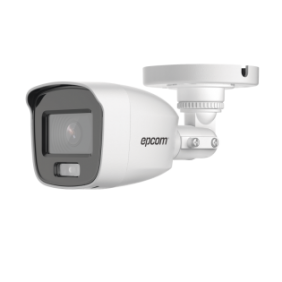 [ColorVu] Bala TURBOHD 2 Megapíxel (1080p) / Microfono Integrado / Imagen a color 24/7 / Lente 2.8 mm / METAL / Luz Blanca 20 mts / Exterior IP66 / TVI-AHD-CVI-CVBS / dWDR