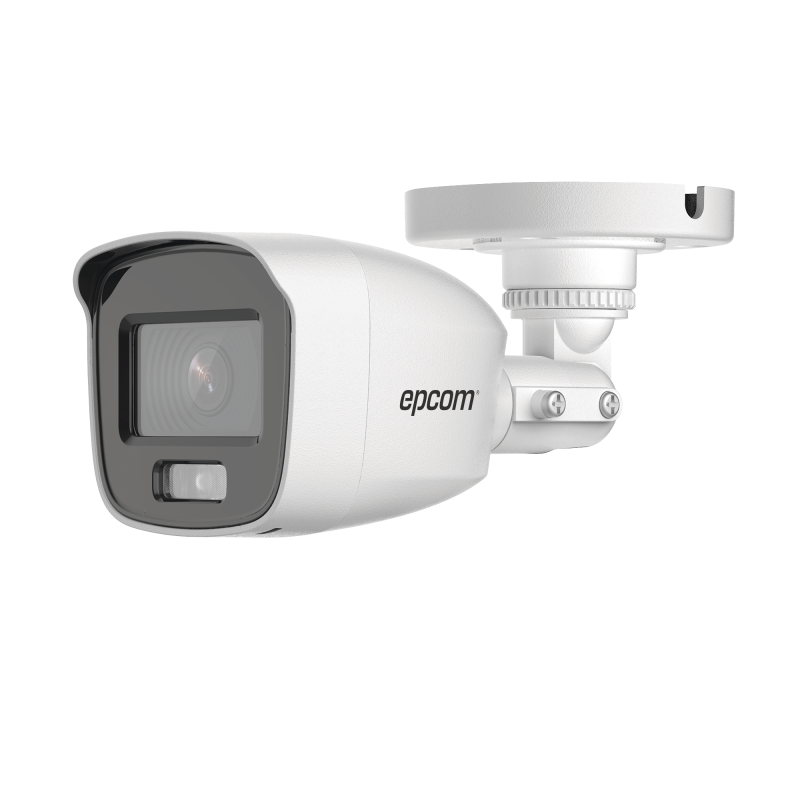 [ColorVu] Bala TURBOHD 2 Megapíxel (1080p) / Microfono Integrado / Imagen a color 24/7 / Lente 2.8 mm / METAL / Luz Blanca 20 mts / Exterior IP66 / TVI-AHD-CVI-CVBS / dWDR