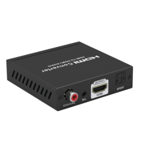 Extractor de Audio de HDMI a HDMI + Audio / Salida de Audio Digital o Análoga / SPDIF / Toslink / Auxiliar 3.5mm (Estéreo) /