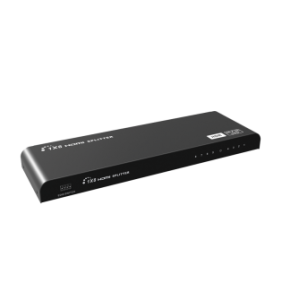 Divisor (Splitter) HDMI 4K de 1 Entrada a 8 Salidas (Simultaneas) / Soporta 4K×2K / Soporta 4 equipos con conexión en Cascada /