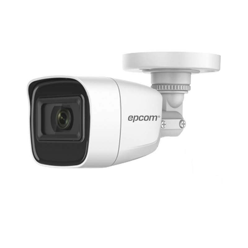 AUDIO POR COAXITRON / Bala TURBOHD 2 Megapixel (1080p) / Gran Angular 106° / Lente 2.8 mm / 25 mts IR EXIR / Exterior IP66 / 4 Tecnologías / dWDR