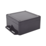 Gabinete Plástico Negro para Exterior (IP65) de 120 x 120 x 60 mm Cierre por