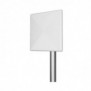 Antena Tipo Panel 2400 MHz, Apertura H/V (18º), Ganancia 20 dBi, Dimensiones 30 x 30 4.5 cm, Conector N- Hembra, Para exterior 