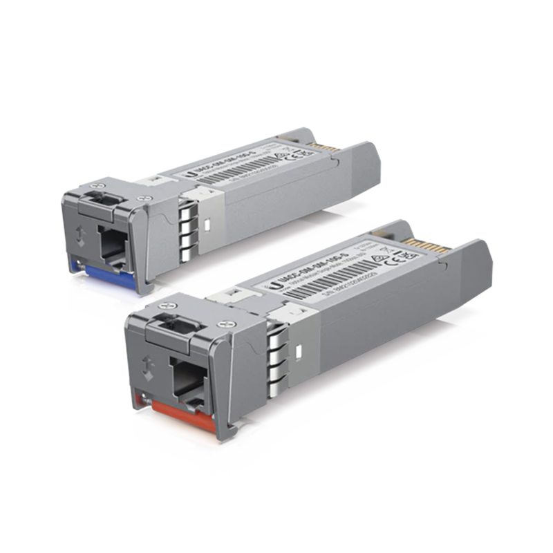 UFiber Módulo SFP+, transceptor MiniGibic MonoModo 10 Gbps, distancia 10 km, un conector LC. Incluye 2 piezas