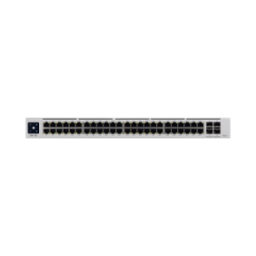 UniFi Switch USW-Pro-48-POE Gen2, Capa 3 de 48 puertos PoE 802.3at/bt + 4 puertos 1/10G SFP+, 600W, pantalla