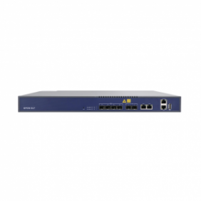 OLT de 4 puertos GPON con 4 puertos Uplink (2 puertos Gigabit Ethernet + 2 puertos Gigabit Ethernet SFP) , hasta 512