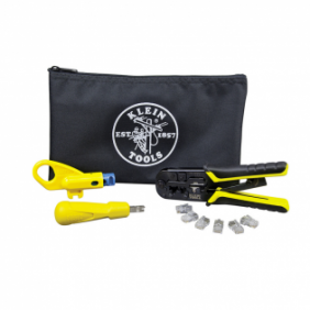 Kit de Instalación de cable UTP con Estuche (Desforrador + Ponchadora + Ponchadora
