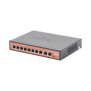 Switch PoE No administrable / PoE de Largo Alcance Hasta 250m / 4 Puertos PoE 10/100Mbps (Puerto 1 Hasta 60W, Puertos 2 al 8 Hasta 30W) + 2 Puertos Gigabit Uplink / Presupuesto 120 W / Plug and Play