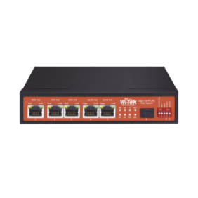 Controlador Solar de 5A con Switch PoE /  1 Puertos Gigabit PoE 802.3 bt / 2puertos PoE 802.3 af/at con 2 Puertos PoE Pasivo 24 Vcc / 1 Puerto SFP / No administrable