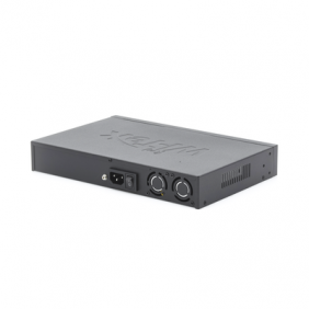 Switch PoE (802.3af/at/bt) / No administrable de largo alcance / Hasta 250m / 16 x 10/100Mbps (PoE) + 2 x 100/1000Mbps + 1 x SFP / 200 W