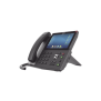 Teléfono IP empresarial para 20 lineas SIP, pantalla táctil, Bluetooth integrado para diadema, PoE y hasta 127 botones DSS con
